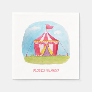 Kindergeburtstag Karneval Wasserfarbe Partydekorat Serviette