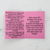 Kindergeburtstag Karte (Innenseite)