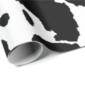 Kindergeburtstag Kuh Ausblenden Geschenkpapier (Rolleneckpunkt)