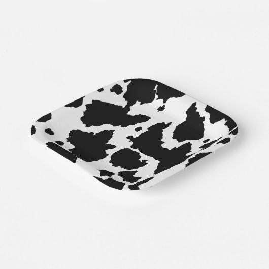 Kindergeburtstag Kuh Ausblenden Pappteller (Gewinkelt)