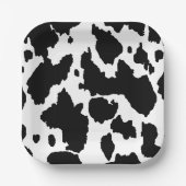 Kindergeburtstag Kuh Ausblenden Pappteller (Vorderseite)