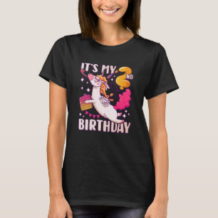 Kindergeburtstag Mädchen 2 Jahre, Einhorn, Pop, 2 T-Shirt