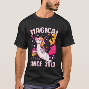 Kindergeburtstag Mädchen 3 Jahre alt, geboren 2020 T-Shirt