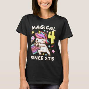 Kindergeburtstag Mädchen 4 Jahre, geboren 2019, Un T-Shirt