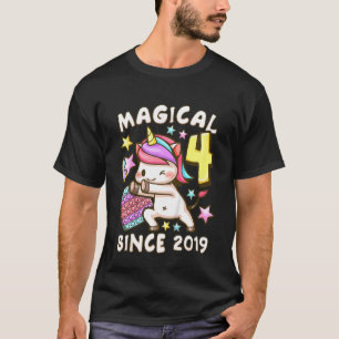 Kindergeburtstag Mädchen 4 Jahre, geboren 2019, Un T-Shirt