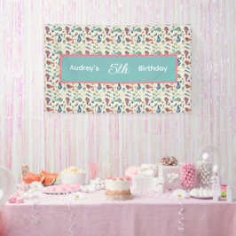 Kindergeburtstag Mermaid Banner