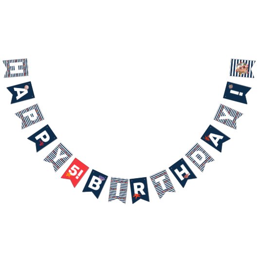 Kindergeburtstag mit Meerestiere Wimpelkette (Alle)