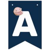 Kindergeburtstag mit Meerestiere Wimpelkette (Zweite Fahne)