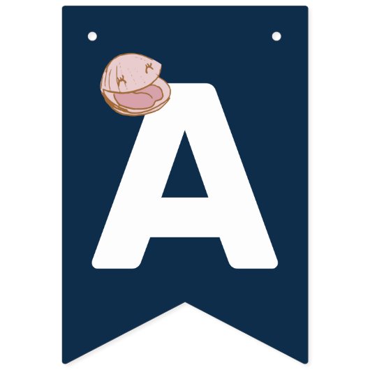 Kindergeburtstag mit Meerestiere Wimpelkette (Zweite Fahne)