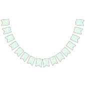 Kindergeburtstag - Muster für grüne Punkte Wimpelkette (Alle)