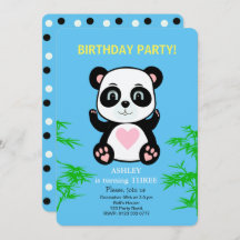 Kindergeburtstag Panda Bear