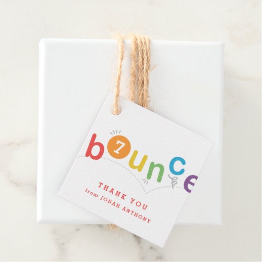 Kindergeburtstag Party danke für Tag Geschenkanhänger (Beispiel)