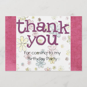 Kindergeburtstag-Party danken Ihnen Karten