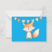 Kindergeburtstag "Party" Dankeschön Karte (Rückseite)