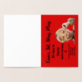 Kindergeburtstag Party Einladung (Innenseite)