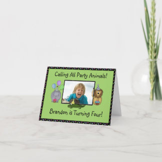 Kindergeburtstag Party Einladung