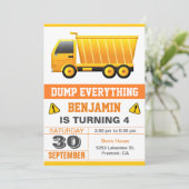 Kindergeburtstag-Party Einladung (Stehend Vorderseite)