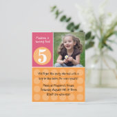 Kindergeburtstag Party Einladung (Stehend Vorderseite)