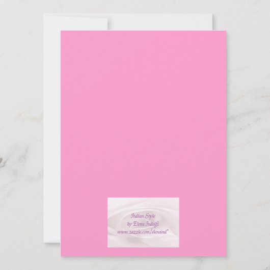 Kindergeburtstag-Party Einladung (Rückseite)