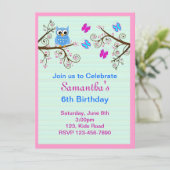 Kindergeburtstag-Party Einladung (Stehend Vorderseite)