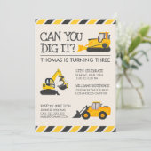 Kindergeburtstag-Party Einladung (Stehend Vorderseite)