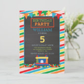 Kindergeburtstag-Party Einladung (Stehend Vorderseite)