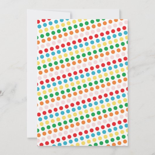 Kindergeburtstag-Party Einladung (Rückseite)