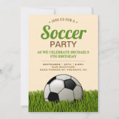 Kindergeburtstag-Party Einladung (Vorderseite)