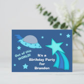 Kindergeburtstag-Party Einladung (Stehend Vorderseite)