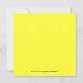 Kindergeburtstag-Party Einladung 050: Spaß-Zug (Rückseite)