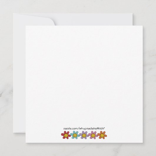 Kindergeburtstag-Party Einladungen (Rückseite)