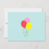 Kindergeburtstag-Party Einladungen von Bounce Play (Rückseite)