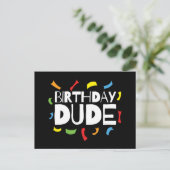 Kindergeburtstag Party Feier Geburtstag Typ Postkarte (Stehend Vorderseite)