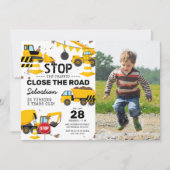 Kindergeburtstag-Party-Foto Einladung (Vorderseite)