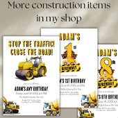 Kindergeburtstag-Party für den Bau von Dump Einladung