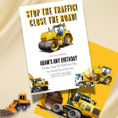 Kindergeburtstag-Party für den Bau von Dump Einladung