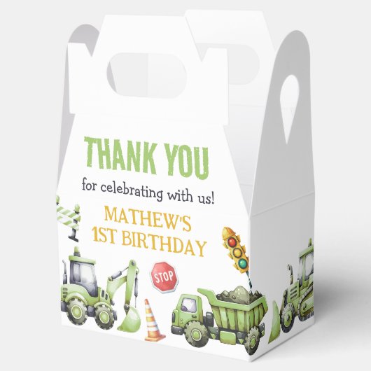 Kindergeburtstag-Party Geschenkschachtel (Geöffnet)