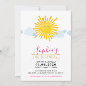 KINDERGEBURTSTAG PARTY INVITE niedliche kawaii läc Einladung (Vorderseite)