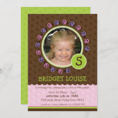 KINDERGEBURTSTAG PARTY INVITE niedlicher Ladybird- Einladung (Vorne/Hinten)