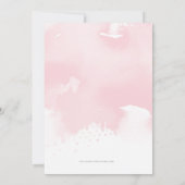 KINDERGEBURTSTAG PARTY INVITE schwan Prinzessin go Einladung (Rückseite)