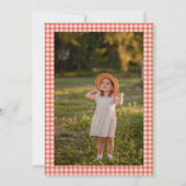 Kindergeburtstag Party Landtiere für Foto Einladung (Rückseite)