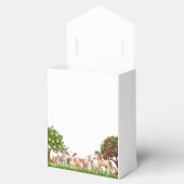 Kindergeburtstag Party Landtiere für Mädchen Geschenkschachtel (Geöffnet)