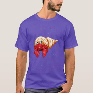 Kindergeburtstag Party Niedlich Crab T-Shirt