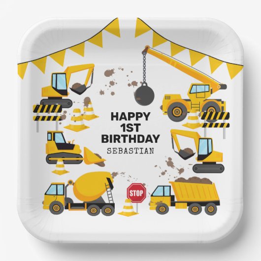 Kindergeburtstag-Party Pappteller (Vorderseite)