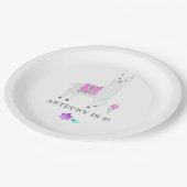 Kindergeburtstag-Party Pappteller (Schrägansicht)