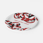 Kindergeburtstag-Party Pappteller (Schrägansicht)