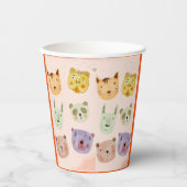 Kindergeburtstag Party Party Pappbecher (Vorderseite)