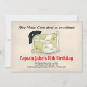 Kindergeburtstag Party Pirate Coole Vorlage (Vorderseite)