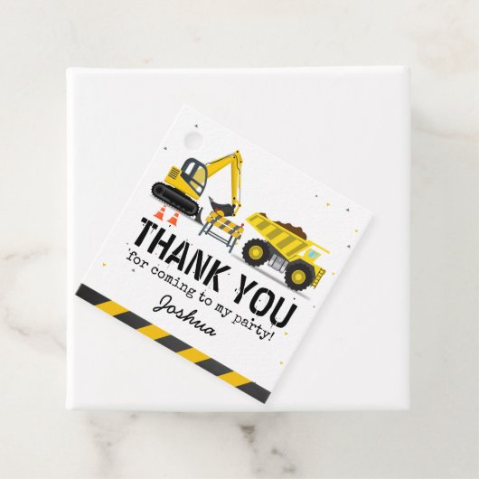 Kindergeburtstag--Party Vielen Dank Geschenkanhänger (Beispiel)