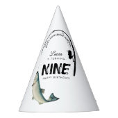 Kindergeburtstag-Party zum Thema Fischfang Partyhütchen (Vorderseite)